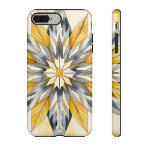 Sunshine Bloom Mosaic - Impact Resistant Phone Case iPhone 8 Plus Glossy